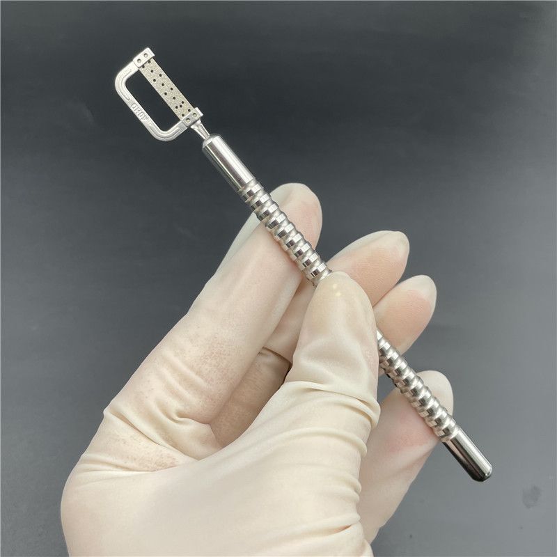 牙科正畸鄰面去釉片切 機(jī)用 手用套裝間隙鋸開縫牙齒打磨砂條拋光