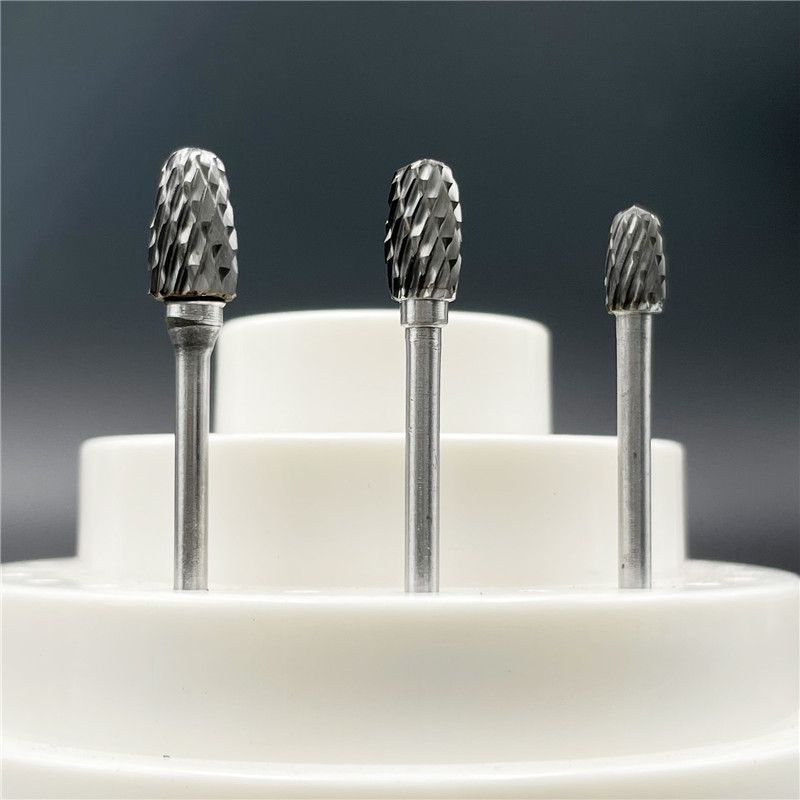 硬質(zhì)合金旋銼鎢鋼銑刀雕刻金屬打磨頭合金銑刀鎢鋼磨頭2.35mm柄徑